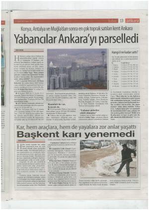 Yabancılar Ankara'yı Parselledi