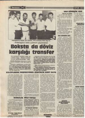 TERCÜMAN BOKSTA DÖVİZ KARŞILIĞI TRANSFER 3.10.1987