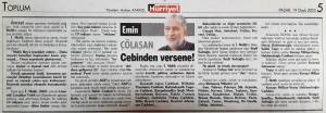 HÜRRİYET EMİN ÇÖLAŞAN 19.01.2003