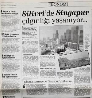 Y.YÜZYIL SİLİVRİDE SİNGAPUR 06.01.1997