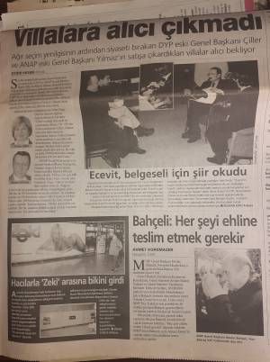 MİLLİYET VİLLALARA ALICI ÇIKMADI 02.02.2003