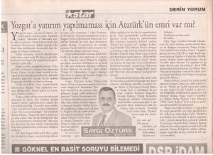 STAR SAYGI ÖZTÜRK YAZISI 14.06.2002
