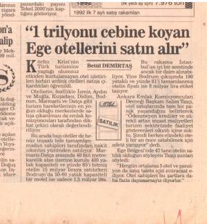 SABAH 1 TİRİLYONU CEBİNE KOYAN 16.08.1992