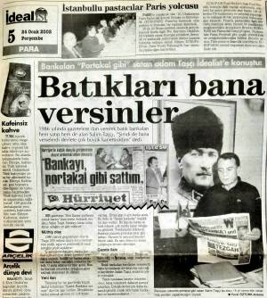 İDEALİST BATIKLARI BANA VERSİNLER 24.01.2002