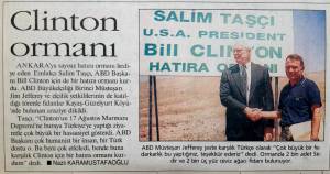 HÜRRİYET CLİNTON ORMANI 19.06.2000