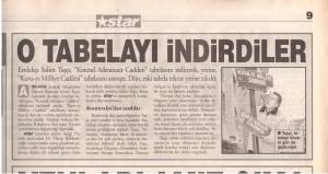 STAR O TABELAYI İNDİRDİLER 03.01.2003